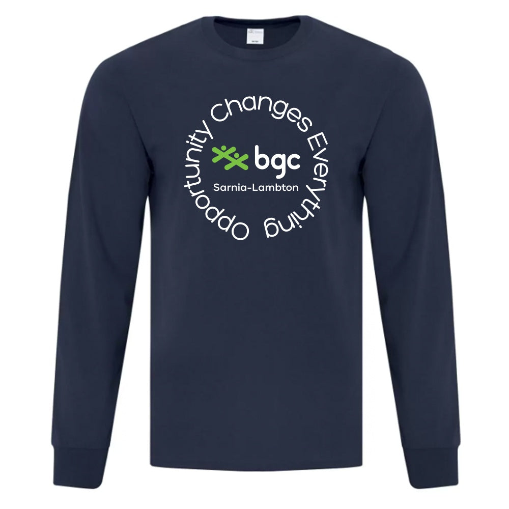 BGC Adult Everyday Cotton Long Sleeve T-Shirt