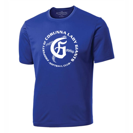 Corunna Lady Giants Adult Pro Team Short Sleeve T-Shirt
