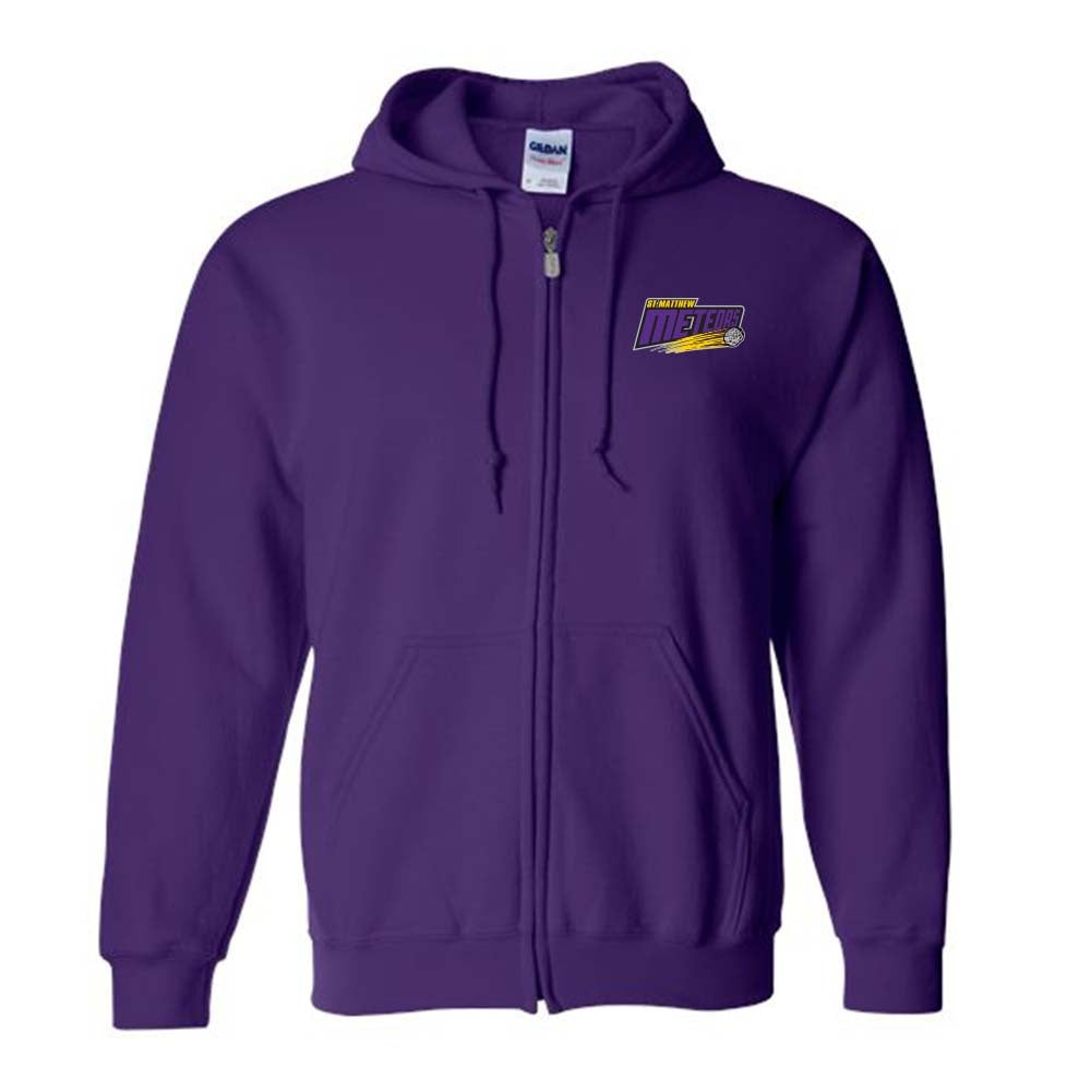 St Matthew Adult Heavy Blend Full-Zip Hooded Sweatshirt
