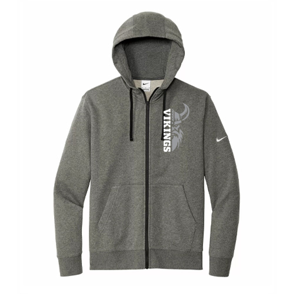 Northern Adult Nike Club Fleece Sleeve Swoosh Full Zip Hoodie