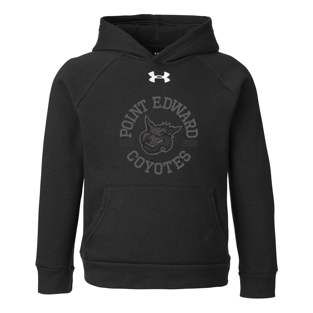 Point Edward Coyotes Youth Under Armour Rival Fleece Hooded Sweatshirt