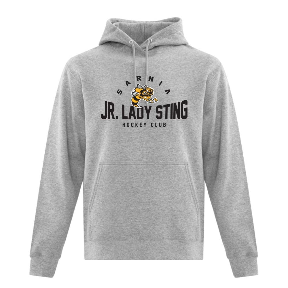 Jr Lady Sting Adult Fleece Hooded Sweatshirt
