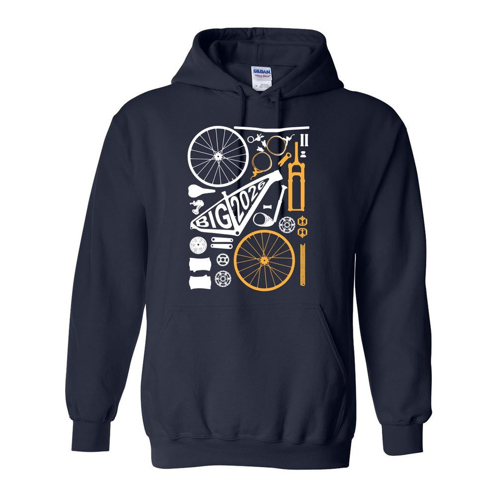 Bluewater Cycling Big 2026 Adult Fleece Hooded Sweatshirt