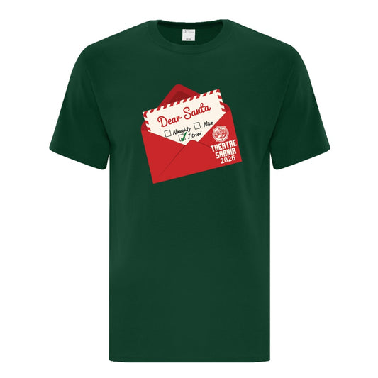 Dear Santa Adult Cotton T-Shirt