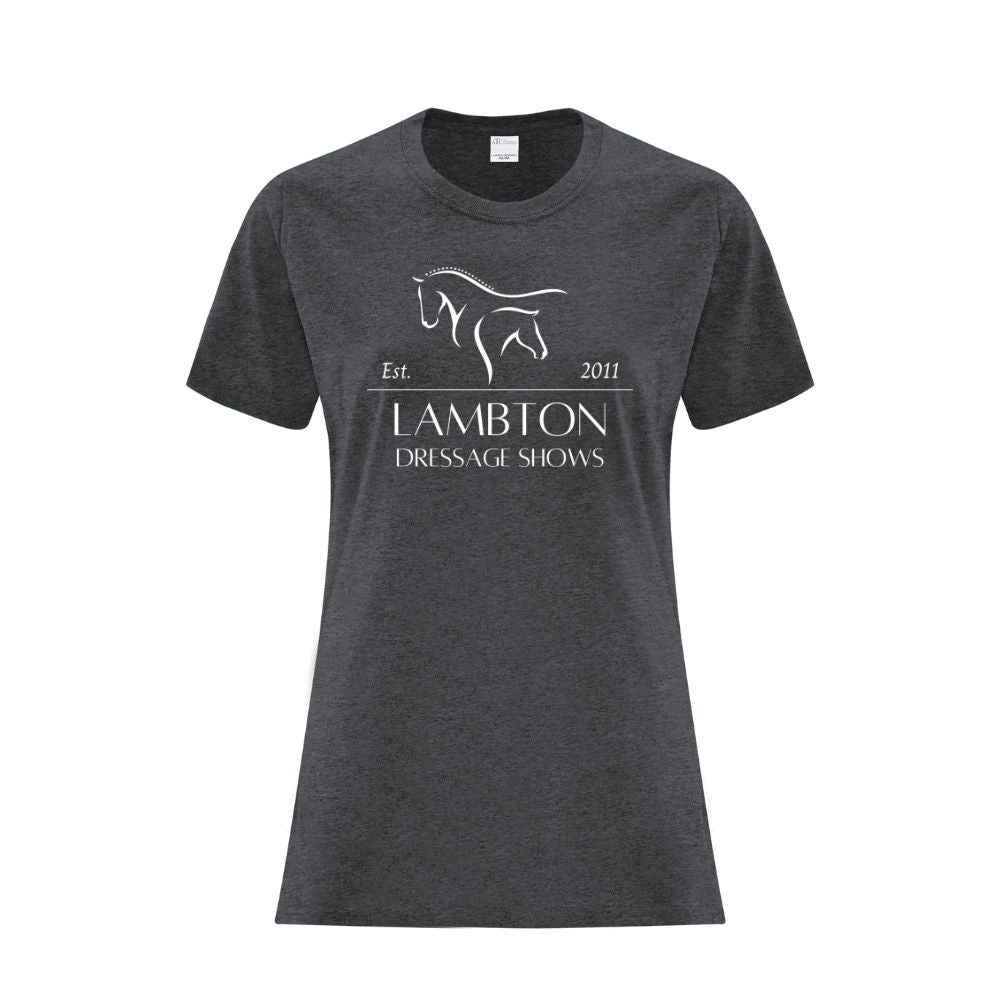 Lambton Dressage Shows Ladies' Cotton T-Shirt