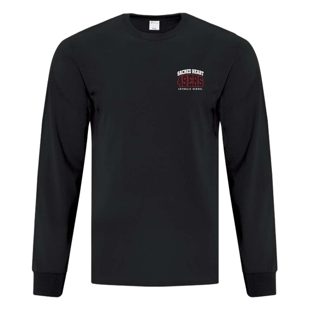 Sacred Heart Adult Cotton Long Sleeve