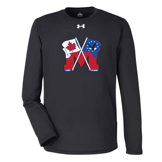 Mooretown Lady Flags Adult Under Armour Team Tech Long Sleeve
