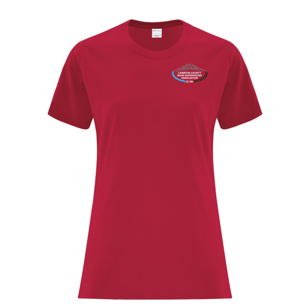 Lambton County Road Supervisors Ladies' Cotton T-Shirt