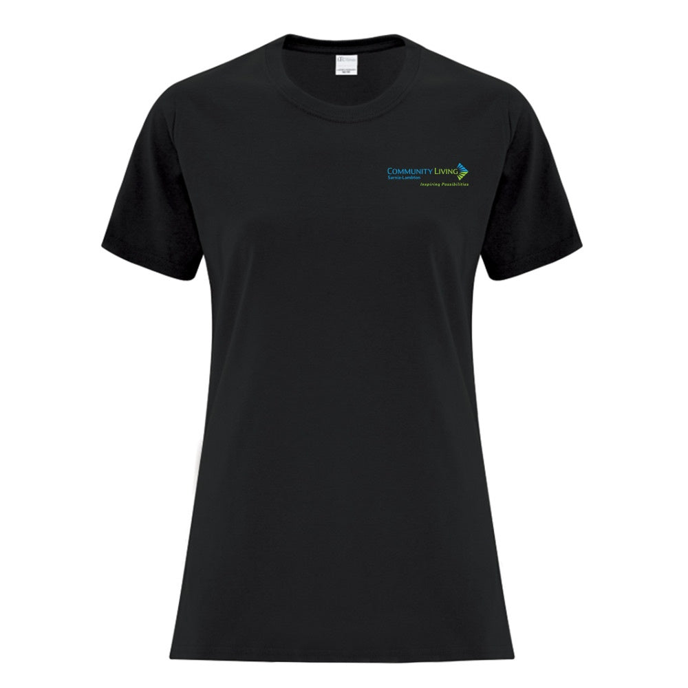 Community Living Sarnia-Lambton Ladies' Cotton T-Shirt