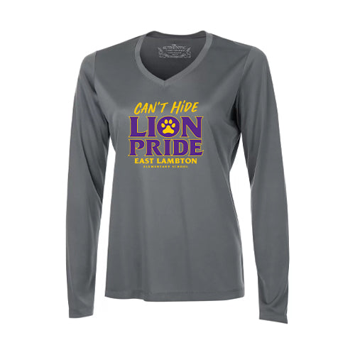 East Lambton Ladies' Pro Team Long Sleeve V-Neck T-Shirt