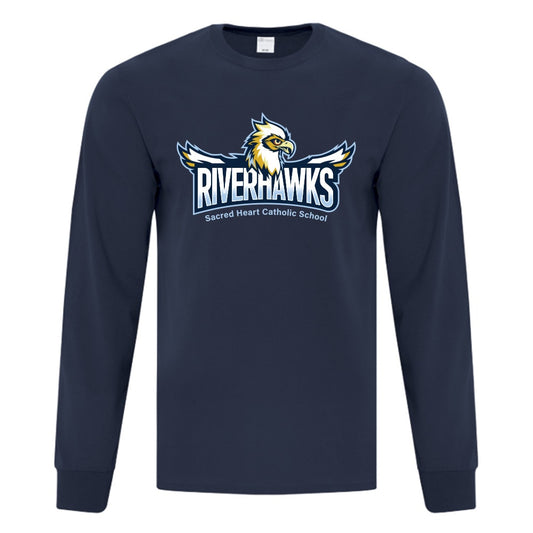 Sacred Heart Adult Cotton Long Sleeve