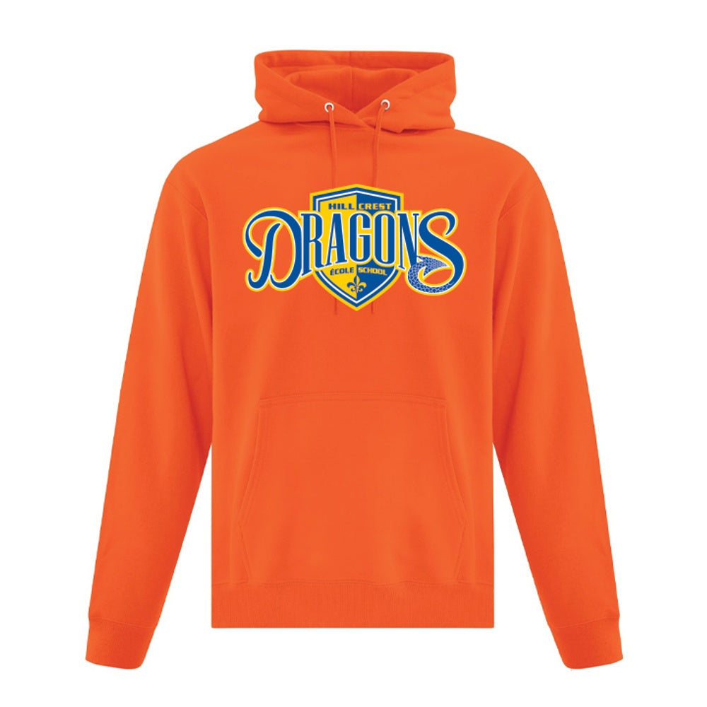 Hillcrest Adult House Colours Fleece Hooded Sweatshirt