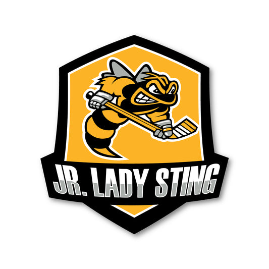 Jr Lady Sting Vinyl Sticker