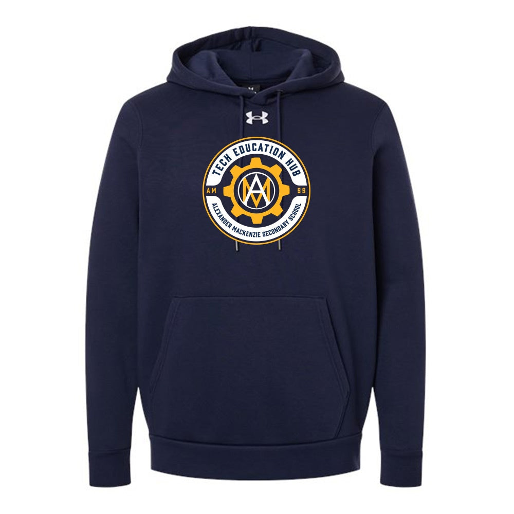 Technological Education Hub Adult Under Armour Team Icon Fleece Hooded Sweatshirt