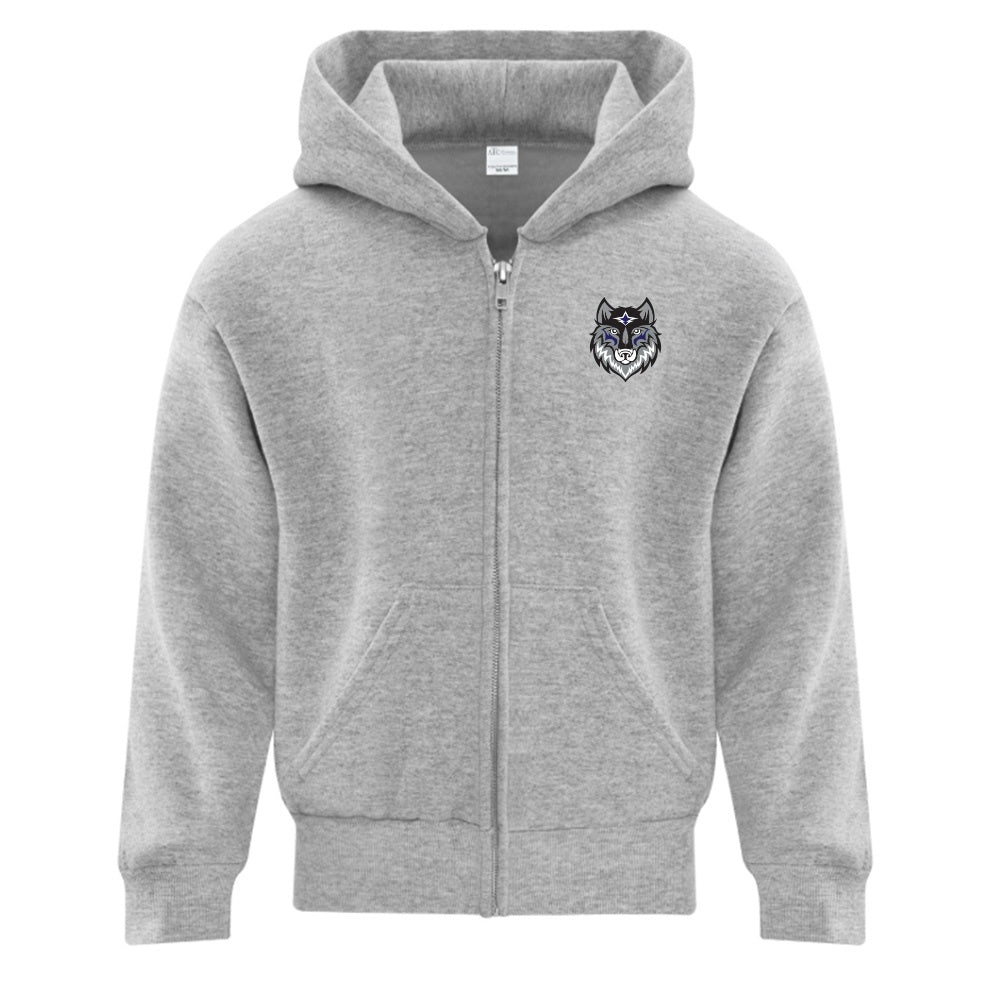 St. Teresa of Calcutta Youth Fleece Full Zip Hooded Sweatshirt