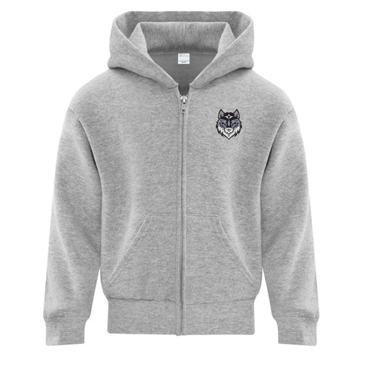 St. Teresa of Calcutta Youth Fleece Full Zip Hooded Sweatshirt