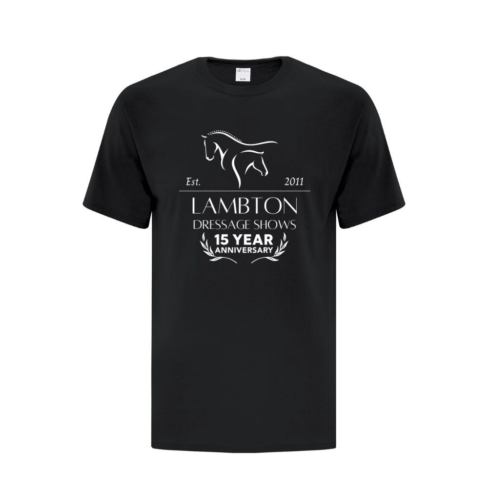Lambton Dressage Shows Adult Cotton T-Shirt