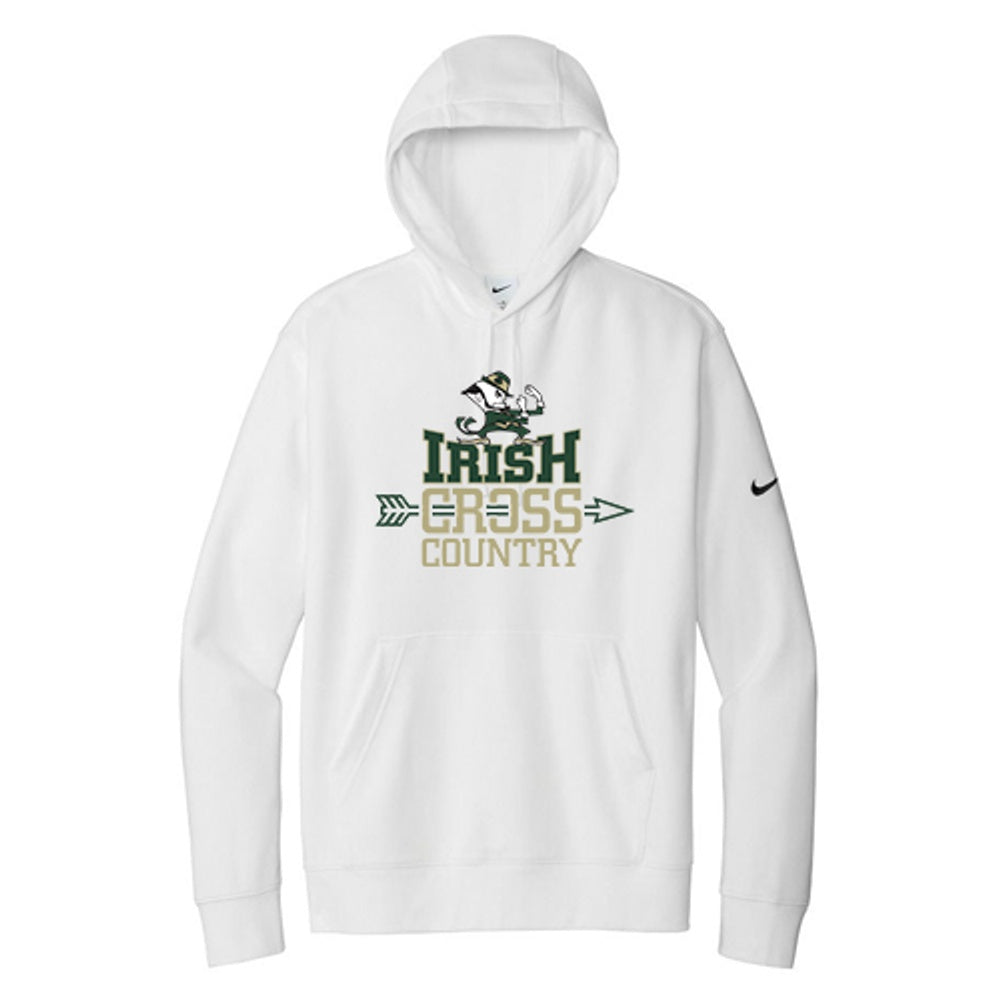St. Pats XC Adult Nike Club Fleece Sleeve Swoosh Pullover Hoodie