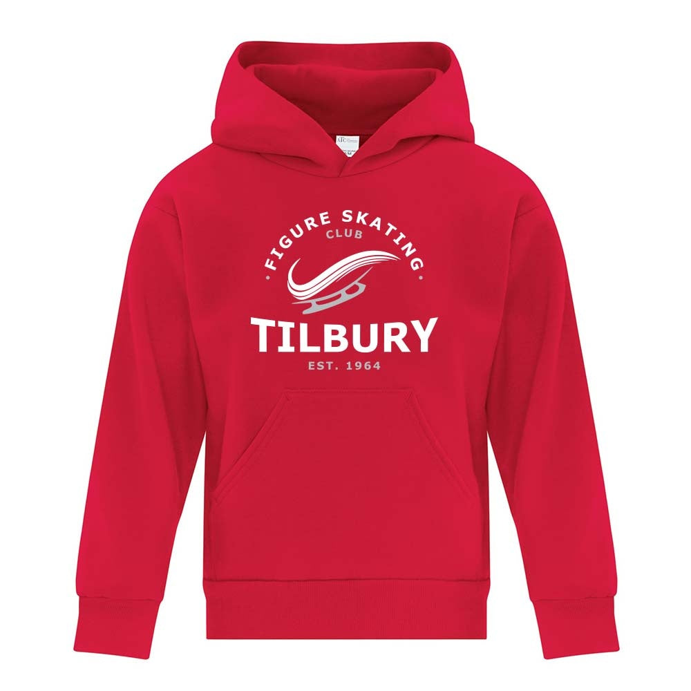 Tilbury Figure Skating Youth Fleece Hooded Sweatshirt (Alt. Logo)