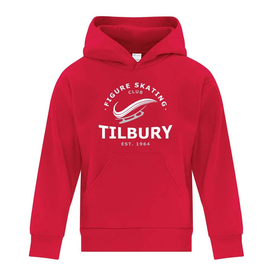 Tilbury Figure Skating Youth Fleece Hooded Sweatshirt (Alt. Logo)
