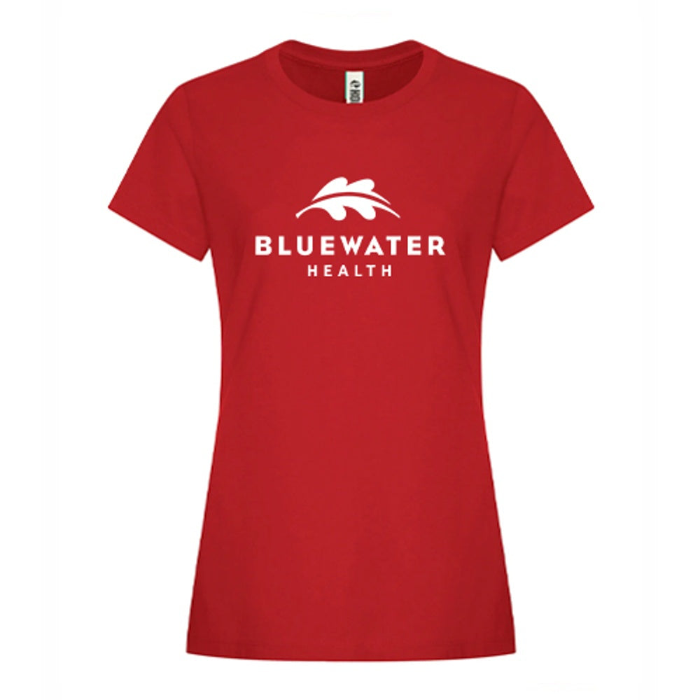 Bluewater Health Ladies' Element Ring Spun Cotton Tee