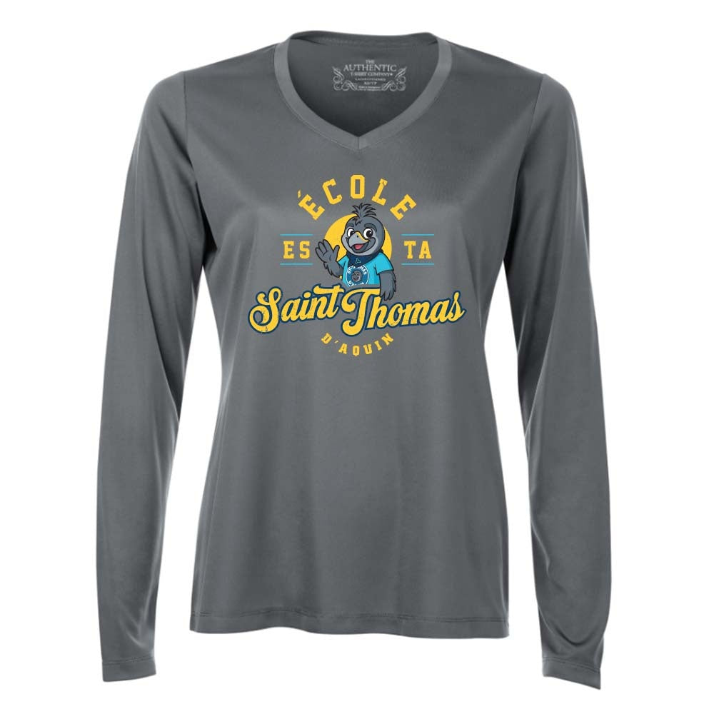 St Thomas D'Aquin Ladies' Pro Team Long Sleeve V-Neck
