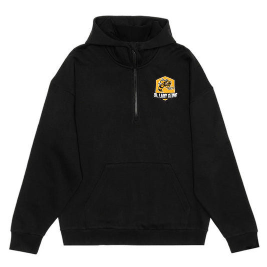 Jr Lady Sting Adult Drop Shoulder 1/2 Zip Hoodie