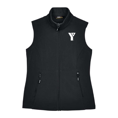 YMCA Staff Ladies' Cruise Two-Layer Fleece Bonded Soft Shell Vest