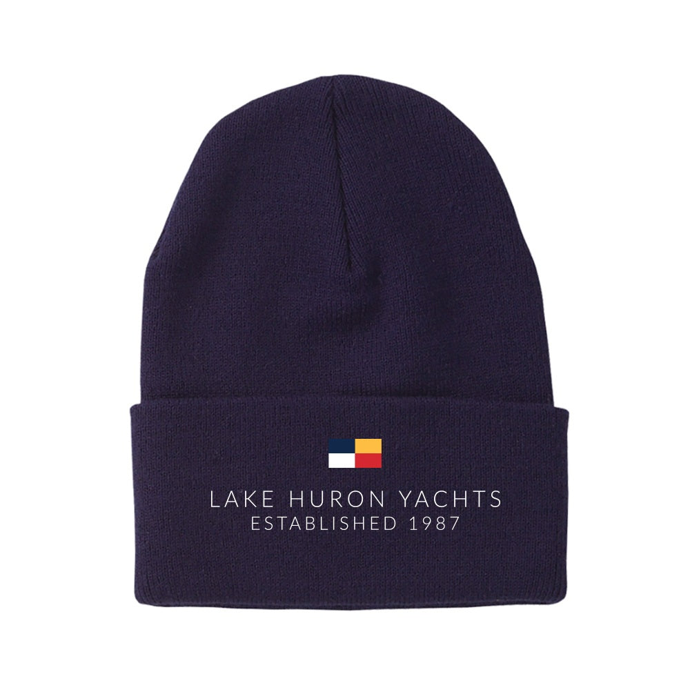 Lake Huron Yachts Knit Cuff Toque