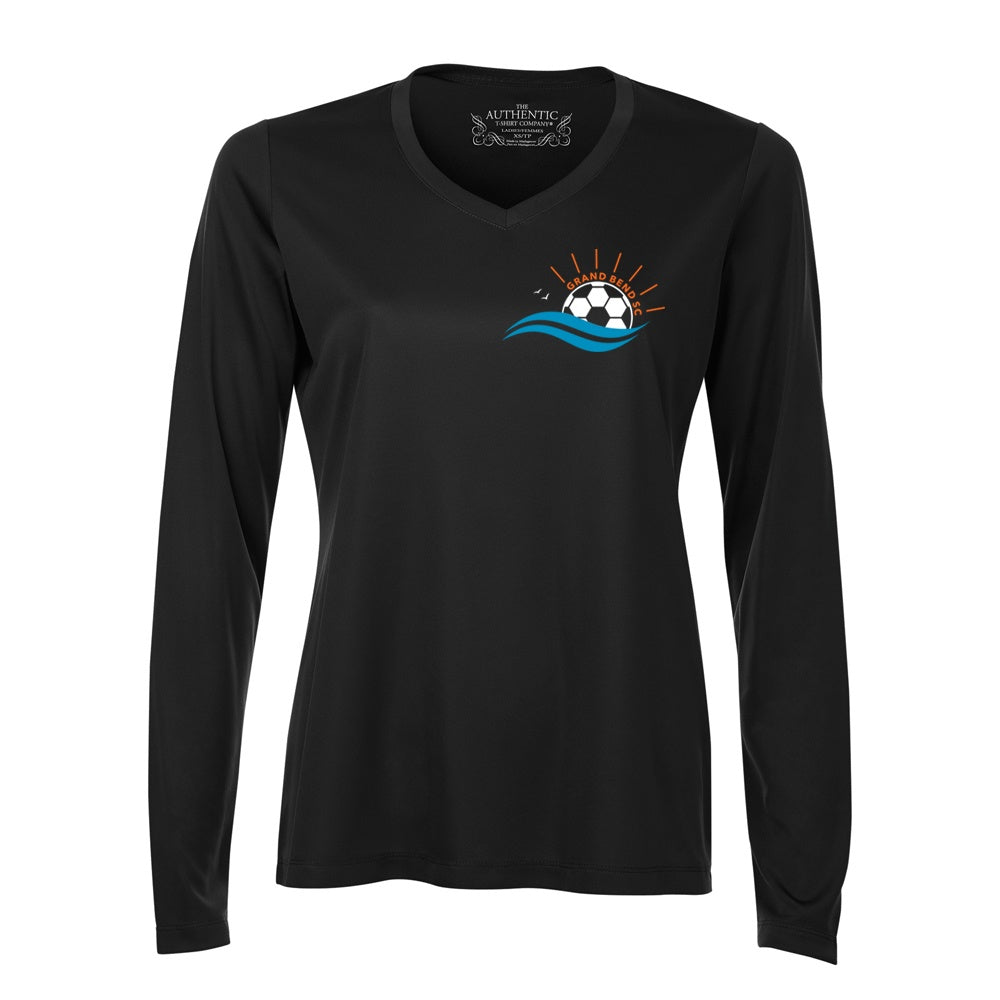 Grand Bend SC Ladies' Pro Team Long Sleeve V-Neck