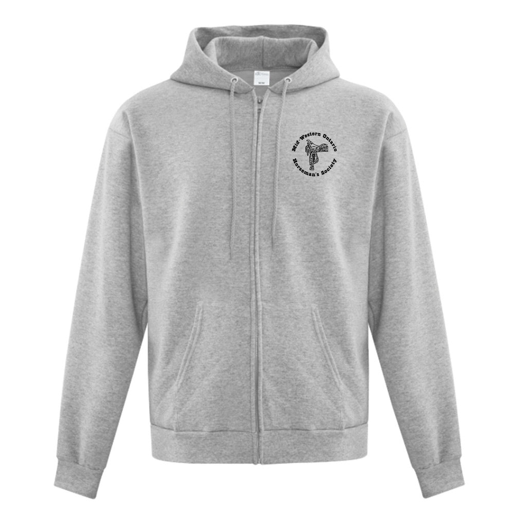 MWHS Adult Fleece Full Zip Hooded Sweatshirt