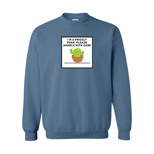 Prickly Pear Cotton Crewneck Sweatshirt