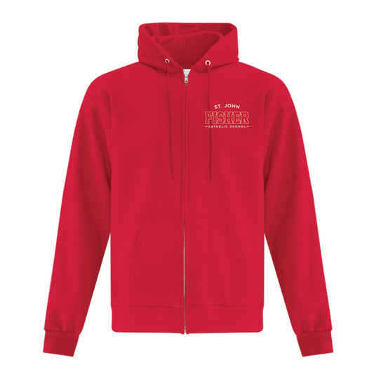 St. John Fisher Adult Everyday Fleece Full Zip Hooded Sweatshirt
