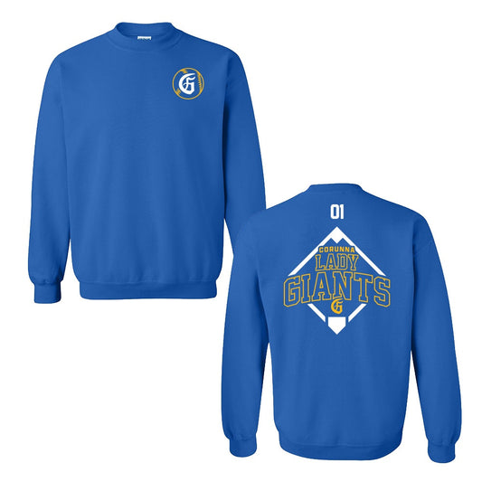 Corunna Lady Giants Youth Crewneck Sweatshirt