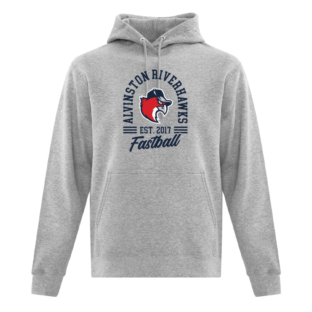 Alvinston Riverhawks Adult Fleece Hooded Sweatshirt
