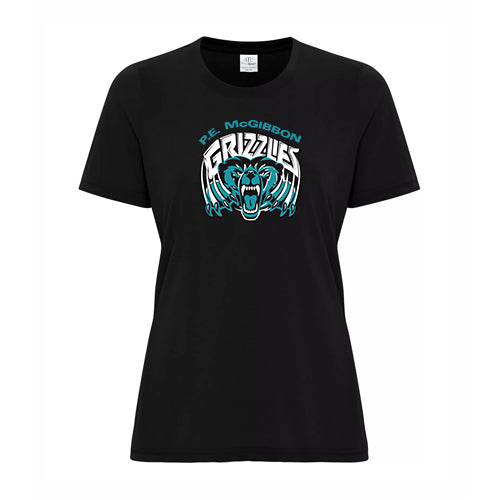 PE McGibbon Staff Ladies' Pro Spun T-Shirt