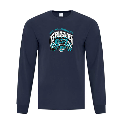 PE McGibbon Staff Adult Everyday Cotton Long Sleeve T-Shirt