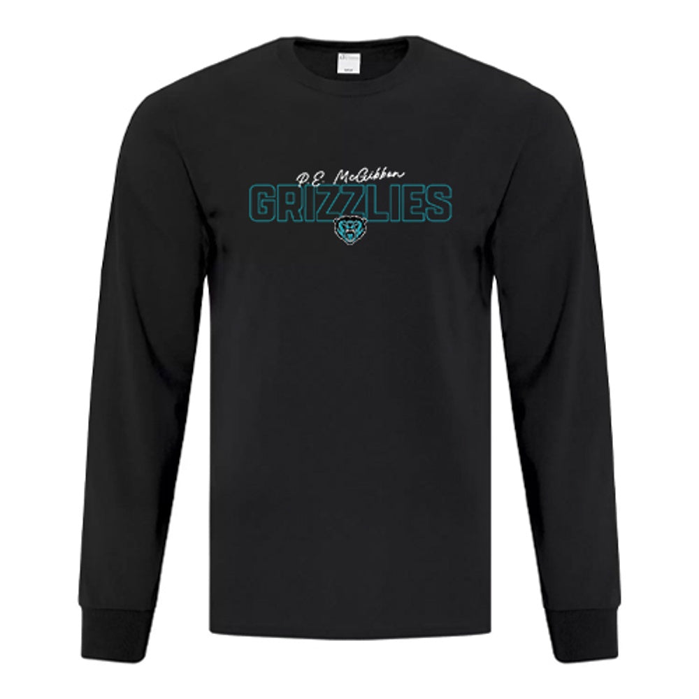 PE McGibbon Youth Everyday Cotton Long Sleeve T-Shirt