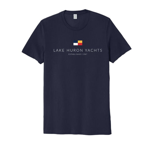 Lake Huron Yachts Adult Organic Cotton T-Shirt
