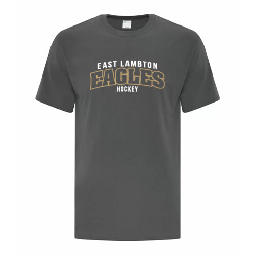 East Lambton Minor Hockey Adult Cotton T-Shirt