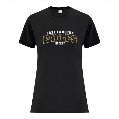 East Lambton Minor Hockey Ladies' Cotton T-Shirt