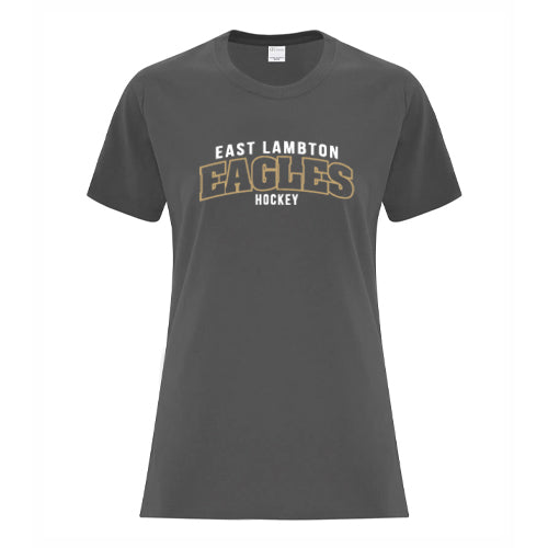 East Lambton Minor Hockey Ladies' Cotton T-Shirt