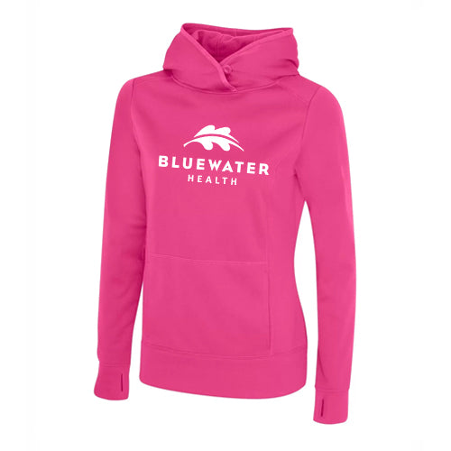 Bluewater Health Ladies' Game Day Fleece Hooded Sweatshirt