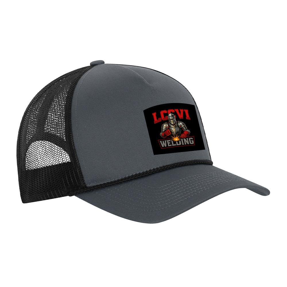 LCCVI Welding Club Cotton Twill 5-Panel Trucker Rope Cap