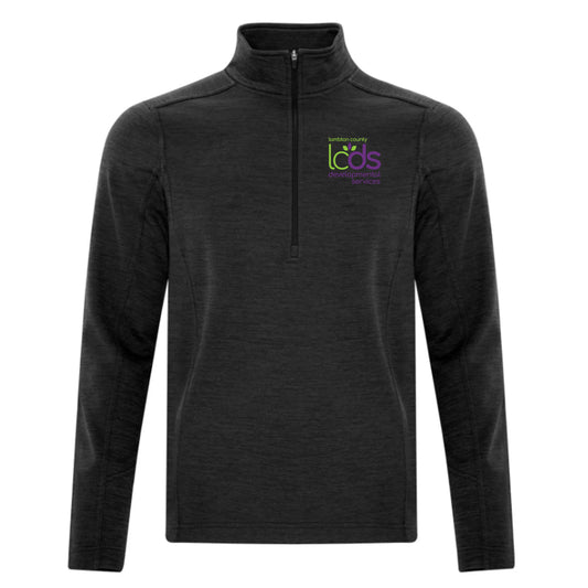 LCDS Adult Dynamic Heather Fleece 1/2 Zip Sweatshirt