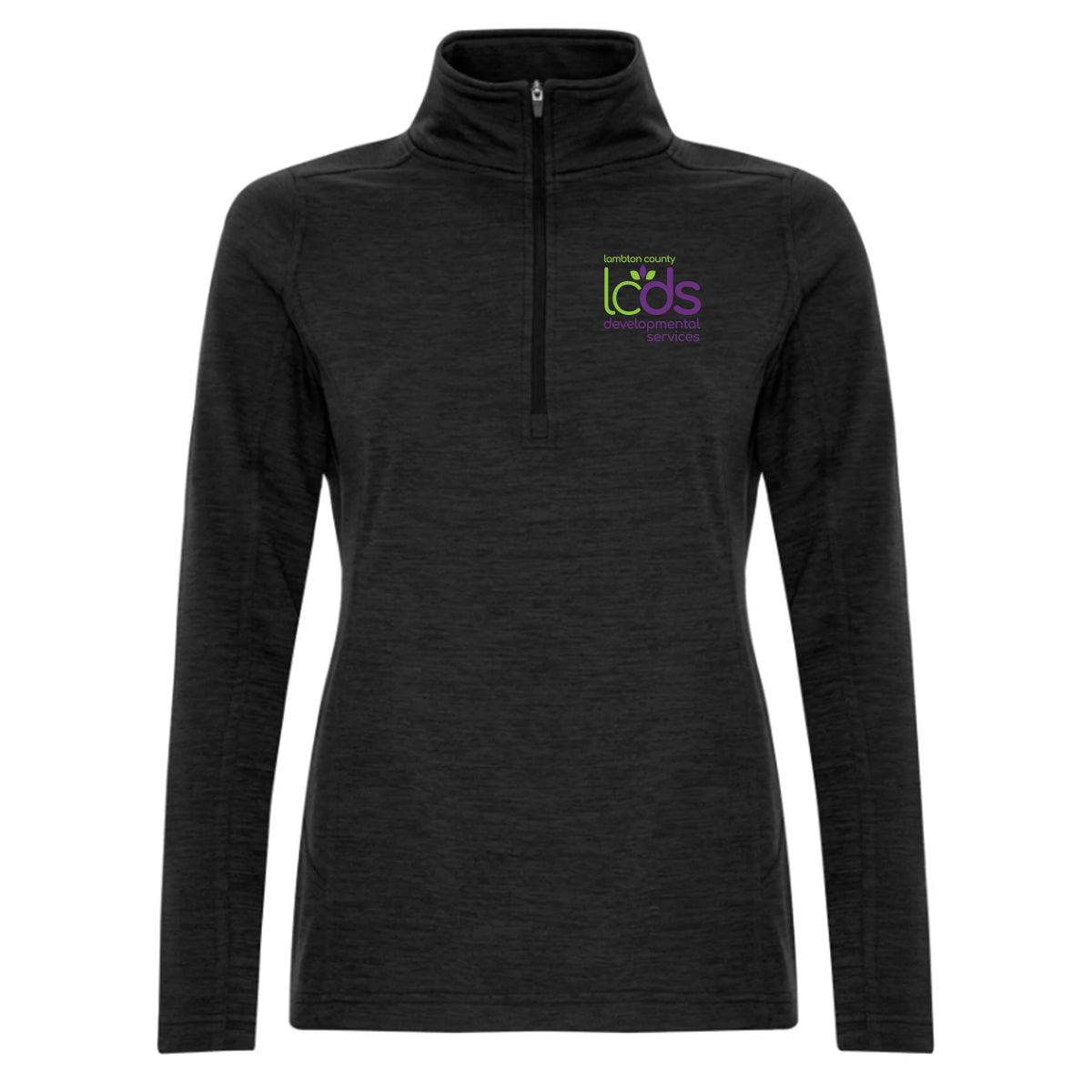 LCDS Ladies' Dynamic Heather Fleece 1/2 Zip Sweatshirt