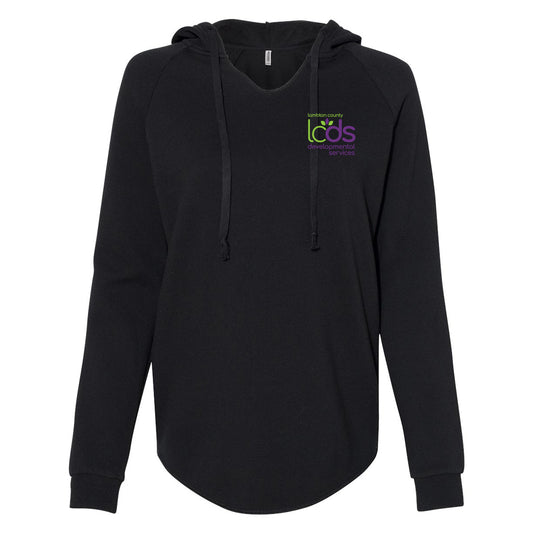 LCDS Ladies' Lightweight California Wave Wash Hooded Sweatshirt