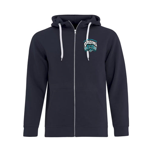 PE McGibbon Staff Adult EsActive Core Full Zip Hooded Sweatshirt