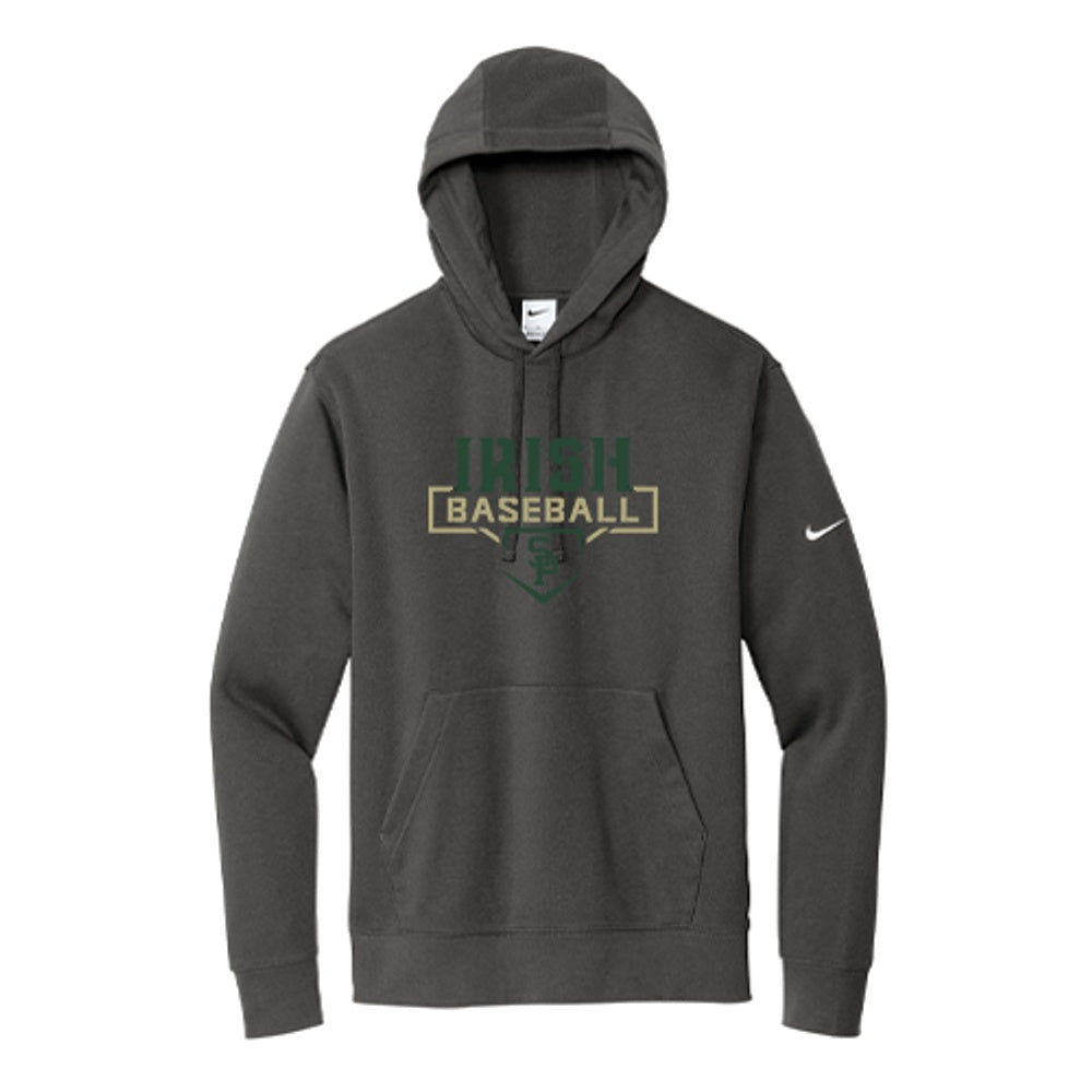 St. Pats Baseball Adult Nike Club Fleece Sleeve Swoosh Pullover Hoodie