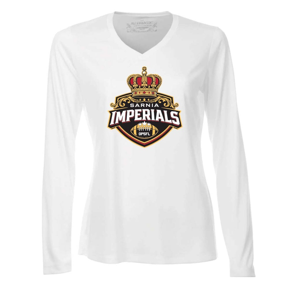 Sarnia Imperials Ladies' Pro Team Long Sleeve V-Neck
